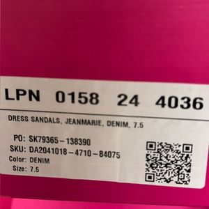 Brand New shoes from JUSTFAB. Size 7.5